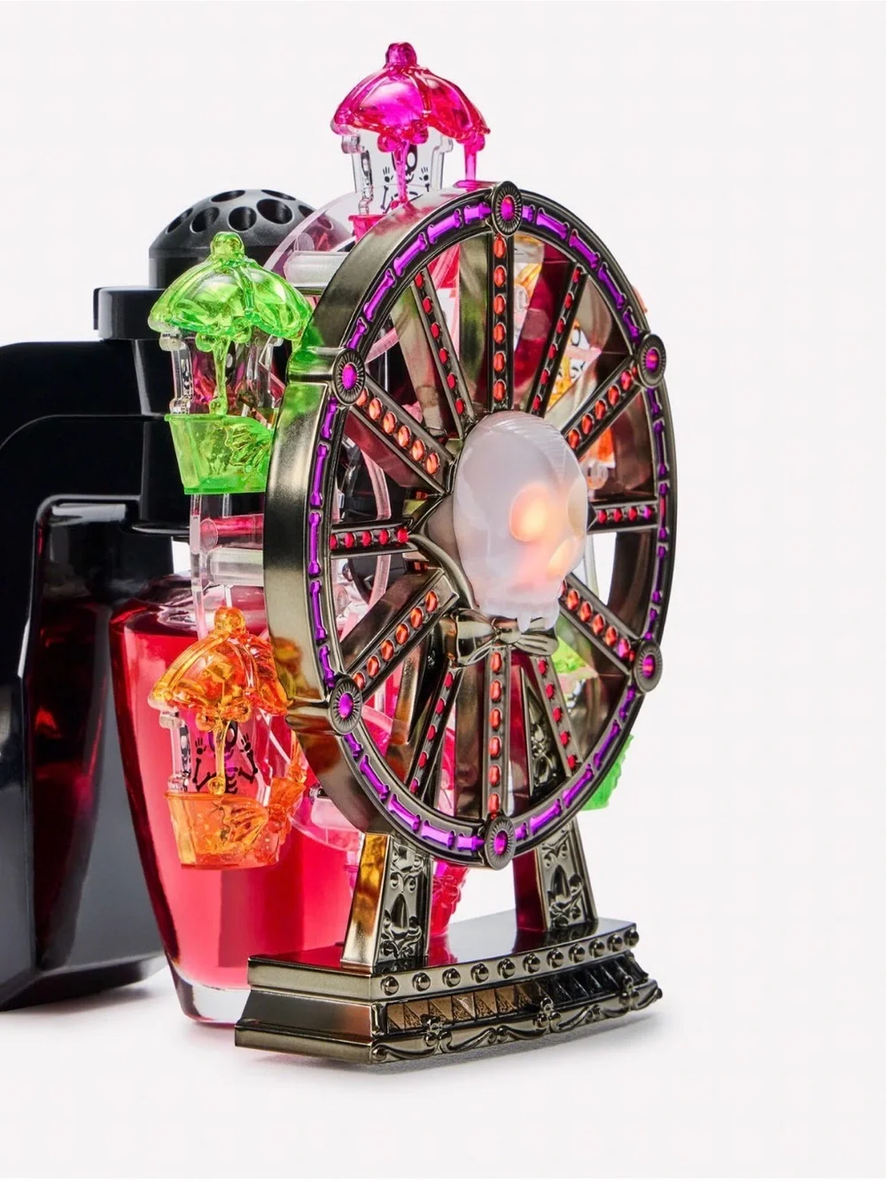 NWT White Barn Neon Spooky Ferris Wheel Wallflowers Plug